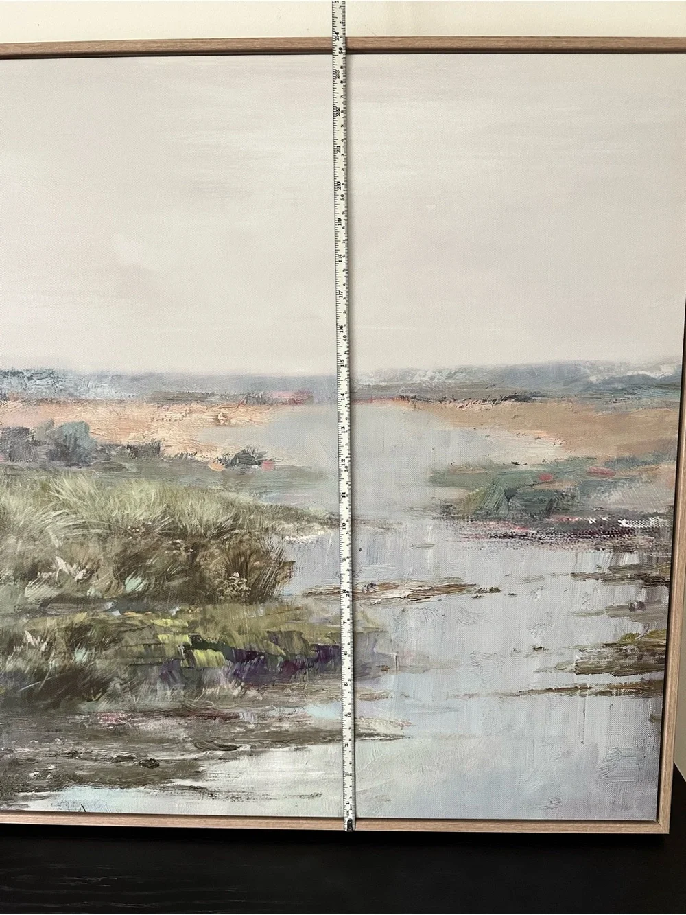Marshland Framed Canvas Wall Art 24 x 24 - Threshold Studio McGee
